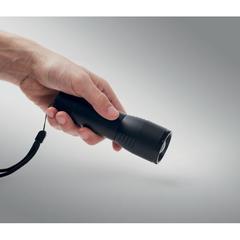 Vue Petite lampe de poche LED - Enta de couleur noir| Krokrodeal