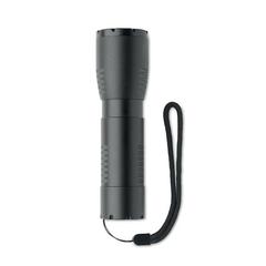 Vue Petite lampe de poche LED - Enta de couleur noir| Krokrodeal