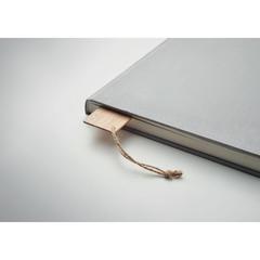 Vue Marque-page en bambou - Kumaku de couleur marron| Krokrodeal