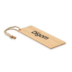 Vue Marque-page en bambou - Kumaku de couleur marron| Krokrodeal