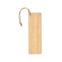 Vue Marque-page en bambou - Kumaku de couleur marron| Krokrodeal