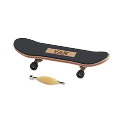 Vue Mini skateboard en bois - Piruette de couleur marron| Krokrodeal