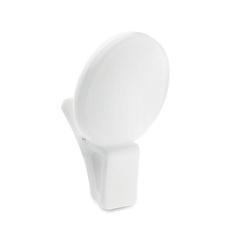 Vue Lampe à selfie LED à pince - Pinny de couleur blanc| Krokrodeal