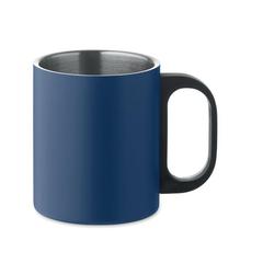 Vue Mug double paroi 300 ml - Taniss de couleur bleu| Krokrodeal