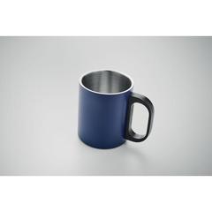 Vue Mug double paroi 300 ml - Taniss de couleur bleu| Krokrodeal