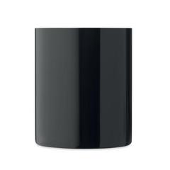 Vue Mug double paroi 300 ml - Taniss de couleur noir| Krokrodeal