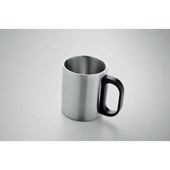 Vue Mug double paroi 300 ml - Taniss de couleur gris| Krokrodeal