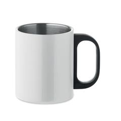 Vue Mug double paroi 300 ml - Taniss de couleur blanc| Krokrodeal