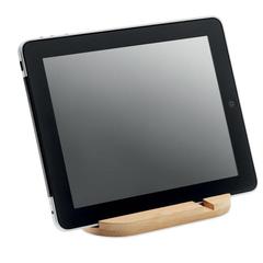 Vue Support tablette/smartphone - Robin de couleur marron| Krokrodeal