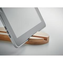 Vue Support tablette/smartphone - Robin de couleur marron| Krokrodeal