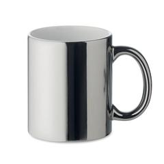 Vue Tasse en céramique métalisée - Holly de couleur gris| Krokrodeal