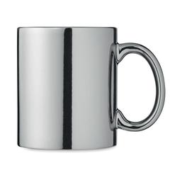 Vue Tasse en céramique métalisée - Holly de couleur gris| Krokrodeal