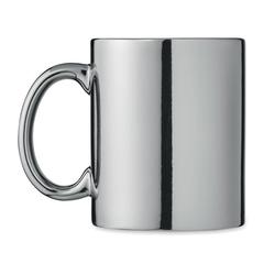 Vue Tasse en céramique métalisée - Holly de couleur gris| Krokrodeal