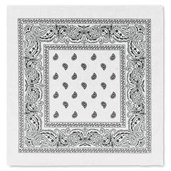 Vue Foulard multifonctions 90 gr/m - Bandida de couleur blanc| Krokrodeal