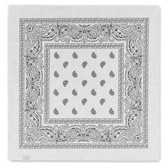 Vue Foulard multifonctions 90 gr/m - Bandida de couleur blanc| Krokrodeal