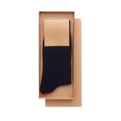 Vue Chaussettes M et boîte cadeau - Tada m de couleur noir| Krokrodeal