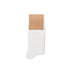 Vue Chaussettes M et boîte cadeau - Tada m de couleur blanc| Krokrodeal