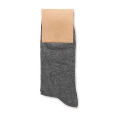 Vue Chaussettes L et boîte cadeau - Tada l de couleur gris| Krokrodeal