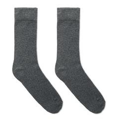 Vue Chaussettes L et boîte cadeau - Tada l de couleur gris| Krokrodeal