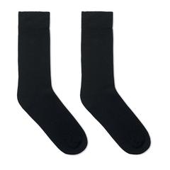 Vue Chaussettes L et boîte cadeau - Tada l de couleur noir| Krokrodeal
