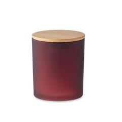 Vue Bougie en cire végétale 120 gr - Keops small de couleur rouge| Krokrodeal