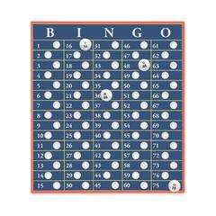 Vue Jeu de bingo - Bingo de couleur marron| Krokrodeal