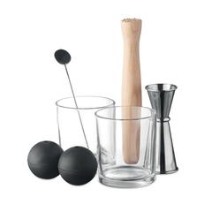 Set de 7 pièces pour cocktail - Night publicitaire pas cher