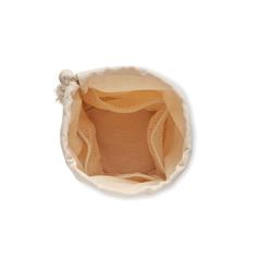 Vue Sac en coton biologique - Diste small de couleur marron| Krokrodeal