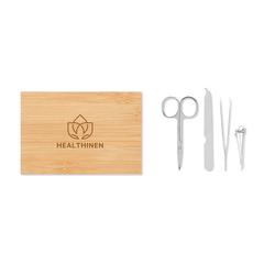 Vue Set de manucure - Sewa de couleur marron| Krokrodeal