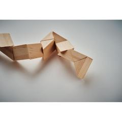 Vue Casse-tête en bois - Stukie de couleur marron| Krokrodeal