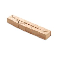 Vue Casse-tête en bois - Stukie de couleur marron| Krokrodeal