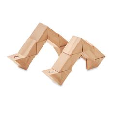 Vue Casse-tête en bois - Stukie de couleur marron| Krokrodeal