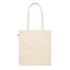 Vue Sac shopping en coton biologiqu - Nuoro de couleur marron| Krokrodeal