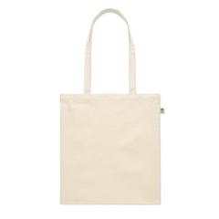 Vue Sac shopping en coton biologiqu - Nuoro de couleur marron| Krokrodeal