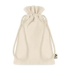 Vue Sac cadeau coton biologique S - Amber small de couleur marron| Krokrodeal
