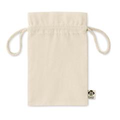 Vue Sac cadeau coton biologique S - Amber small de couleur marron| Krokrodeal