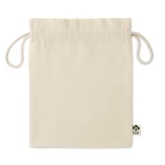 Vue Sac cadeau coton biologique M - Amber medium de couleur marron| Krokrodeal