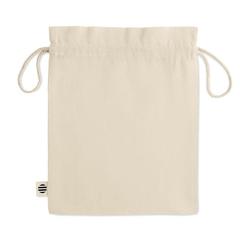 Vue Sac cadeau coton biologique M - Amber medium de couleur marron| Krokrodeal