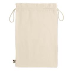 Vue Sac cadeau coton biologique L - Amber large de couleur marron| Krokrodeal