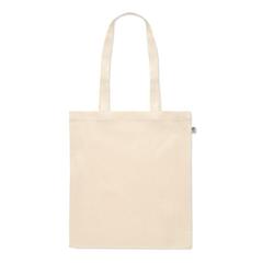 Vue Sac shopping en coton biologiqu - Trapani de couleur marron| Krokrodeal