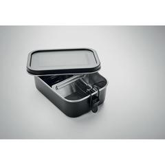 Vue Lunch box en acier inox. 750ml - Chan lunchbox colour de couleur noir| Krokrodeal