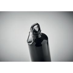 Vue Bouteille en aluminium 1L - Moss large de couleur noir| Krokrodeal