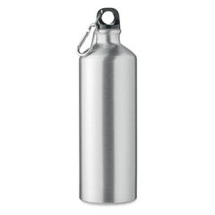Vue Bouteille en aluminium 1L - Moss large de couleur gris| Krokrodeal