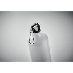 Vue Bouteille en aluminium 1L - Moss large de couleur blanc| Krokrodeal