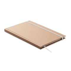Vue Carnet A5 en papier recyclé - Musa de couleur blanc| Krokrodeal