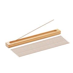 Vue Set d'encens en bambou - Xiang de couleur marron| Krokrodeal