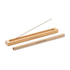 Vue Set d'encens en bambou - Xiang de couleur marron| Krokrodeal