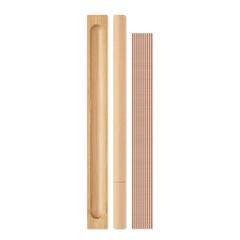 Vue Set d'encens en bambou - Xiang de couleur marron| Krokrodeal