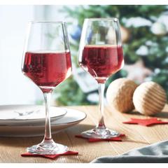 Vue Ensemble de 2 verres à vin - Cheers de couleur blanc| Krokrodeal