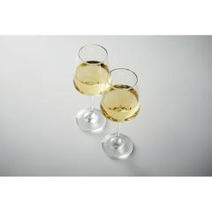 Vue Ensemble de 2 verres à vin - Cheers de couleur blanc| Krokrodeal
